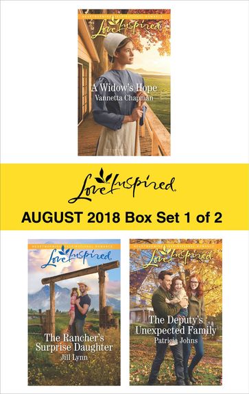 Harlequin Love Inspired August 2018 - Box Set 1 of 2 - Jill Lynn - Patricia Johns - Vannetta Chapman