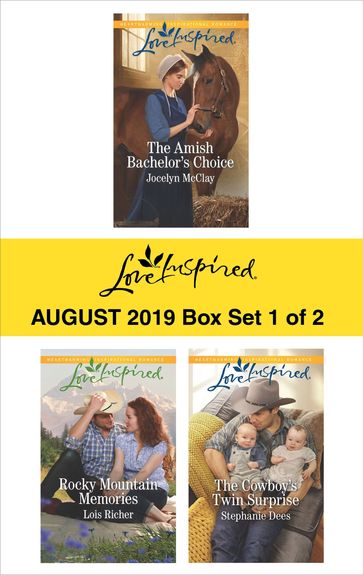 Harlequin Love Inspired August 2019 - Box Set 1 of 2 - Jocelyn McClay - Lois Richer - Stephanie Dees