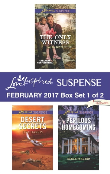 Harlequin Love Inspired Suspense February 2017 - Box Set 1 of 2 - Laura Scott - Lisa Harris - Sarah Varland