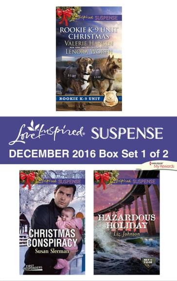 Harlequin Love Inspired Suspense December 2016 - Box Set 1 of 2 - Lenora Worth - Liz Johnson - Susan Sleeman - Valerie Hansen