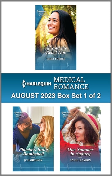 Harlequin Medical Romance August 2023 - Box Set 1 of 2 - Emily Forbes - JC Harroway - Annie Claydon