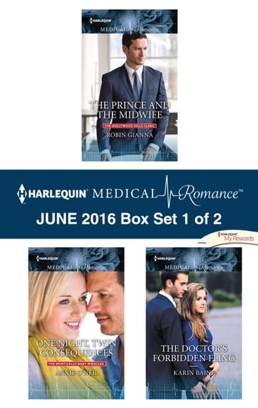 Harlequin Medical Romance June 2016 - Box Set 1 of 2 - Robin Gianna - Annie O