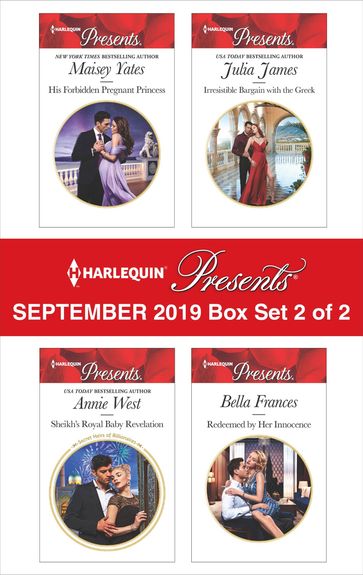 Harlequin Presents - September 2019 - Box Set 2 of 2 - Annie West - Bella Frances - Julia James - Maisey Yates