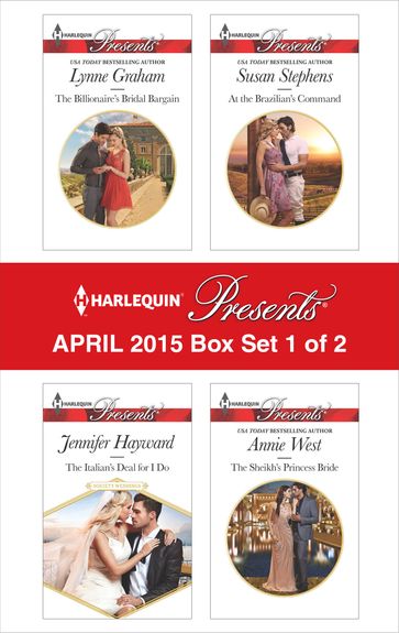 Harlequin Presents April 2015 - Box Set 1 of 2 - Lynne Graham - Jennifer Hayward - Susan Stephens - Annie West