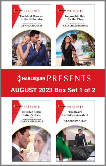 Harlequin Presents August 2023 - Box Set 1 of 2 - Lynne Graham - Natalie Anderson - Cathy Williams - Clare Connelly