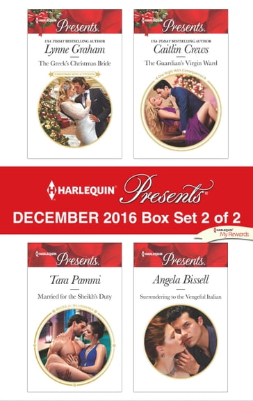 Harlequin Presents December 2016 - Box Set 2 of 2 - Angela Bissell - Caitlin Crews - Lynne Graham - Tara Pammi