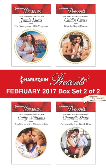 Harlequin Presents February 2017 - Box Set 2 of 2 - Jennie Lucas - Cathy Williams - Caitlin Crews - Chantelle Shaw