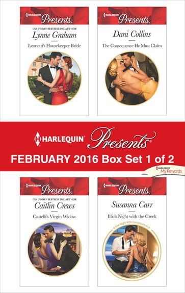 Harlequin Presents February 2016 - Box Set 1 of 2 - Lynne Graham - Caitlin Crews - Dani Collins - Susanna Carr