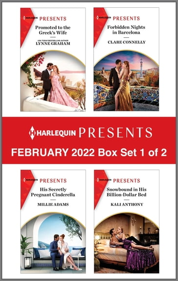 Harlequin Presents February 2022 - Box Set 1 of 2 - Lynne Graham - Millie Adams - Clare Connelly - Kali Anthony