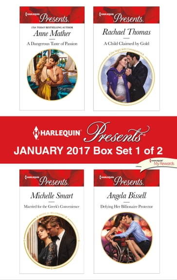 Harlequin Presents January 2017 - Box Set 1 of 2 - Anne Mather - Michelle Smart - Rachael Thomas - Angela Bissell