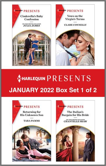 Harlequin Presents January 2022 - Box Set 1 of 2 - Julia James - Tara Pammi - Clare Connelly - Chantelle Shaw