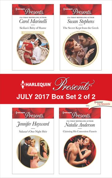 Harlequin Presents July 2017 - Box Set 2 of 2 - Carol Marinelli - Jennifer Hayward - Susan Stephens - Natalie Anderson