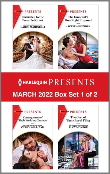 Harlequin Presents March 2022 - Box Set 1 of 2 - Carol Marinelli - Cathy Williams - Jackie Ashenden - Lucy Monroe