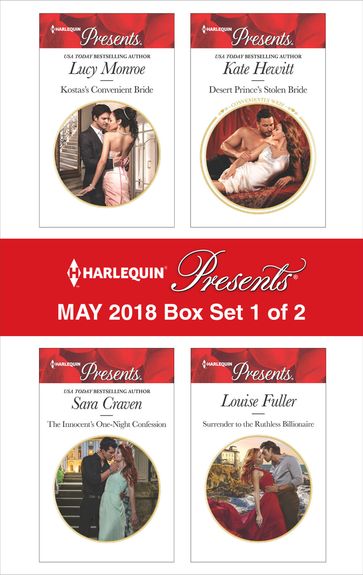 Harlequin Presents May 2018 - Box Set 1 of 2 - Sara Craven - Kate Hewitt - Louise Fuller - Lucy Monroe