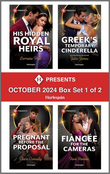 Harlequin Presents October 2024 - Box Set 1 of 2 - Lorraine Hall - Julia James - Clare Connelly - Tara Pammi