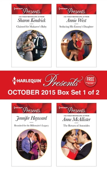 Harlequin Presents October 2015 - Box Set 1 of 2 - Anne McAllister - Annie West - Jennifer Hayward - Sharon Kendrick