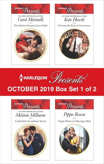 Harlequin Presents - October 2019 - Box Set 1 of 2 - Carol Marinelli - Kate Hewitt - Melanie Milburne - Pippa Roscoe