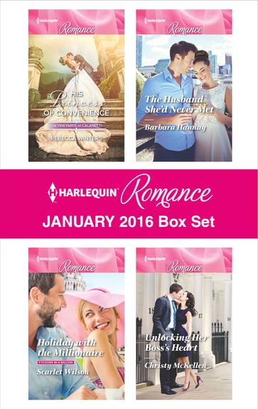 Harlequin Romance January 2016 Box Set - Barbara Hannay - Christy McKellen - Rebecca Winters - Scarlet Wilson