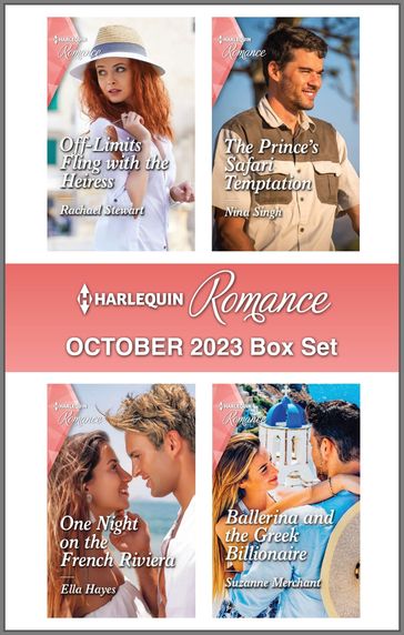 Harlequin Romance October 2023 Box Set - Rachael Stewart - Nina Singh - Ella Hayes - Suzanne Merchant