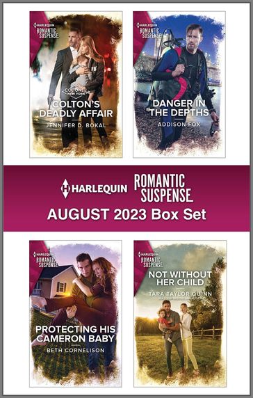 Harlequin Romantic Suspense August 2023 - Box Set - Jennifer D. Bokal - Addison Fox - Beth Cornelison - Tara Taylor Quinn