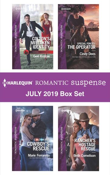 Harlequin Romantic Suspense July 2019 Box Set - Beth Cornelison - Cindy Dees - Geri Krotow - Marie Ferrarella