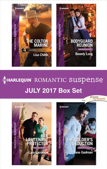 Harlequin Romantic Suspense July 2017 Box Set - Beverly Long - Jane Godman - Lara Lacombe - Lisa Childs