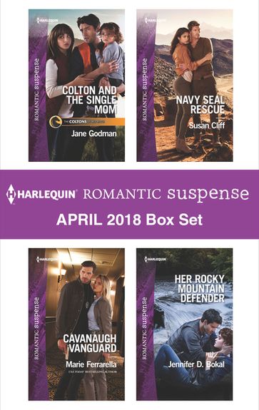 Harlequin Romantic Suspense April 2018 Box Set - Jane Godman - Jennifer D. Bokal - Marie Ferrarella - Susan Cliff