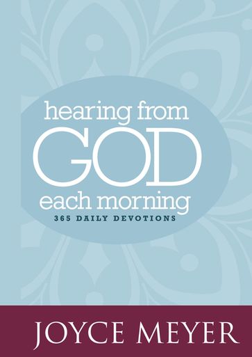 Hearing from God Each Morning - Joyce Meyer