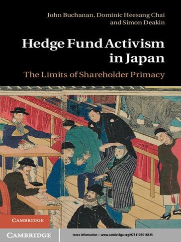 Hedge Fund Activism in Japan - Dominic Heesang Chai - John Buchanan - Simon Deakin