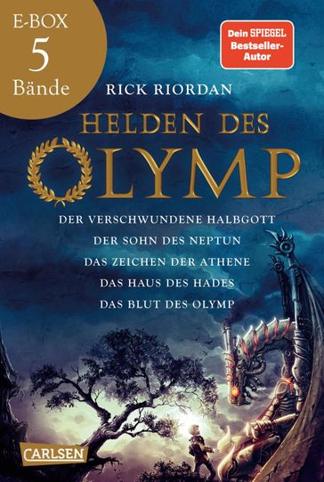Helden des Olymp: Drachen, griechische Götter und römische Mythen  Band 1-5 der Fantasy-Reihe in einer E-Box! - Rick Riordan