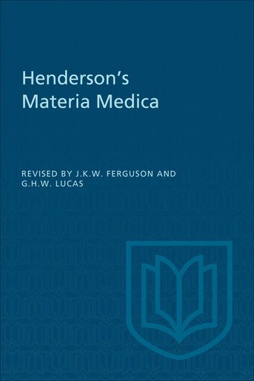 Henderson's Materia Medica - James Ferguson - Lucas George