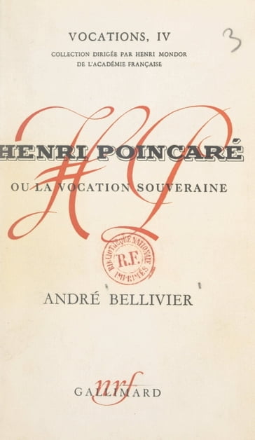 Henri Poincaré - André Bellivier - Henri Mondor