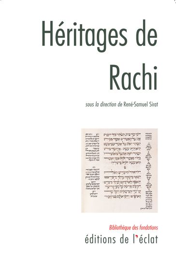 Héritages de Rachi - René-Samuel SIRAT