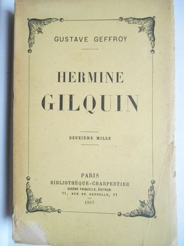 Hermine Gilquin - Gustave Geffroy