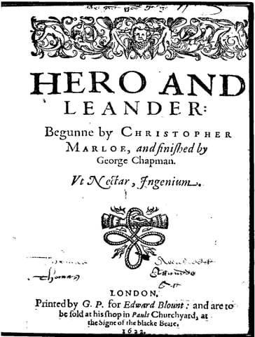 Hero and Leander - Christopher Marlowe