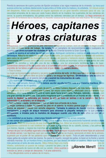 Héroes, capitanes y otras criaturas - ¡¡Ábrete libro!!