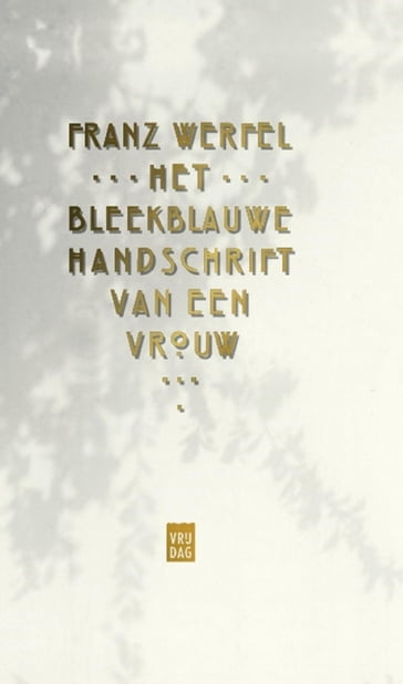 Het bleekblauwe handschrift van een vrouw - Franz Werfel