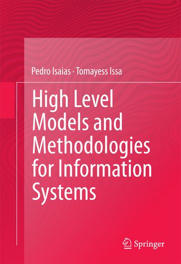 High Level Models and Methodologies for Information Systems - Pedro Isaias - Tomayess Issa