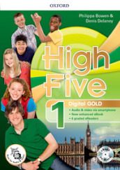 High five. Digital gold. Per la Scuola media. Con e-book. Con espansione online. 1.