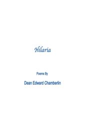 Hilaria: Poems