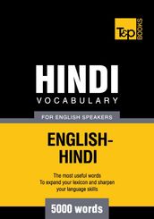 Hindi vocabulary for English speakers - 5000 words