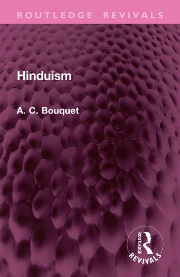 Hinduism - A. C. Bouquet