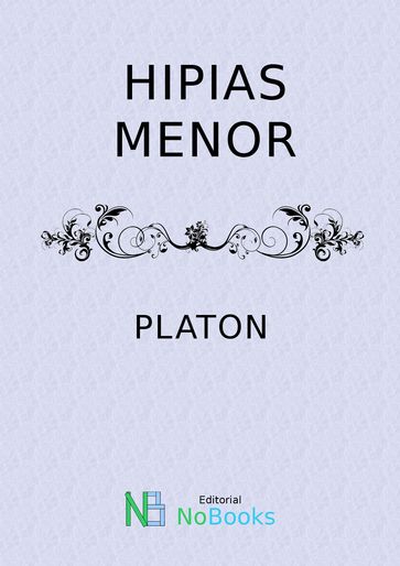 Hipias menor - Platon