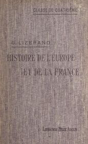 Histoire de l Europe, et particulièrement de la France, depuis la fin du Ve siècle jusqu à la guerre de Cent ans