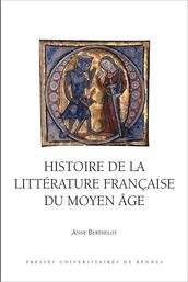 Histoire de la littérature française du Moyen Âge