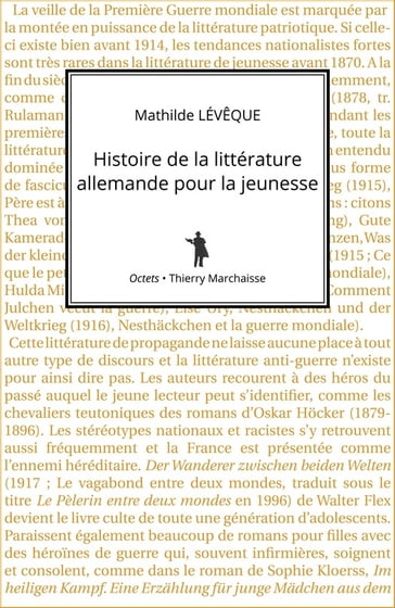 Histoire de la littérature allemande pour la jeunesse - Mathilde LEVEQUE