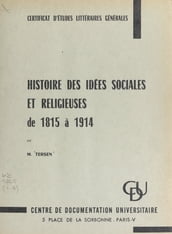 Histoire des idées sociales et religieuses de 1815 à 1914