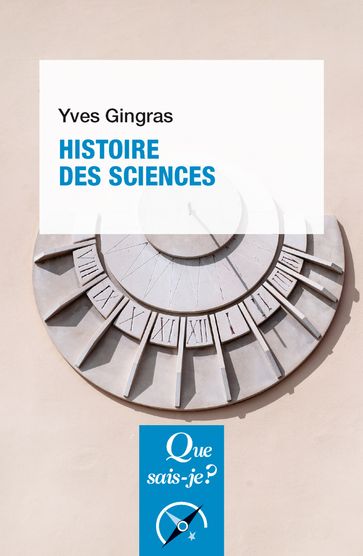 Histoire des sciences - Yves Gingras