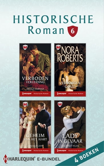 Historische roman e-bundel 6 (4-in-1) - Candace Camp - Courtney Milan - Nicola Cornick - Nora Roberts