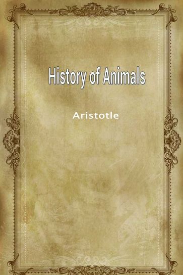 History Of Animals - Aristotle
